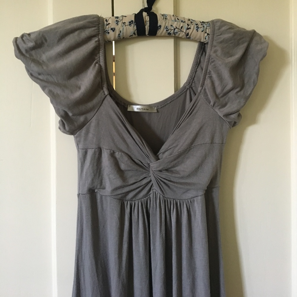 Soprano Gray Jersey Dress - Picture 2 of 4